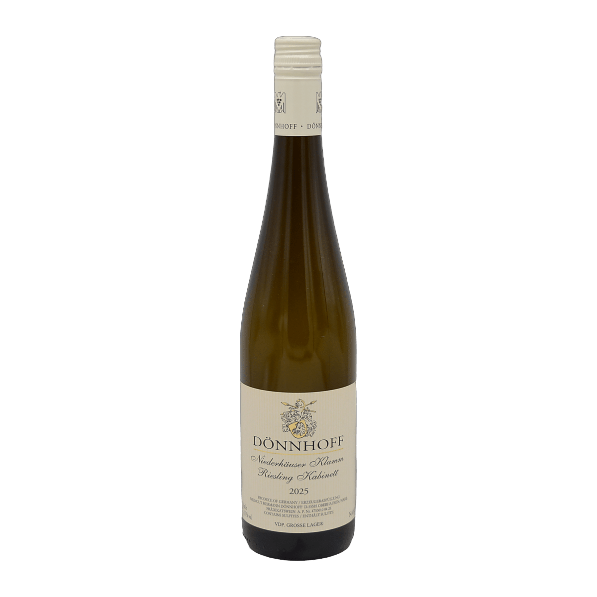 Weingut Dönnhoff Niederhäuser Klamm Riesling Kabinett - fruchtsüßer Riesling von der Nahe